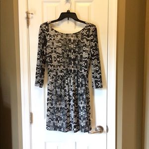 Lily Rose Black & White Dress